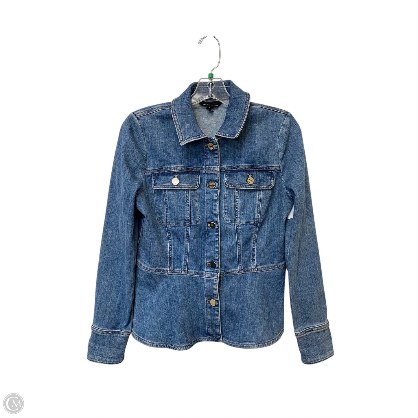 Jacket Denim By White House Black Market In Blue Denim, Size: S