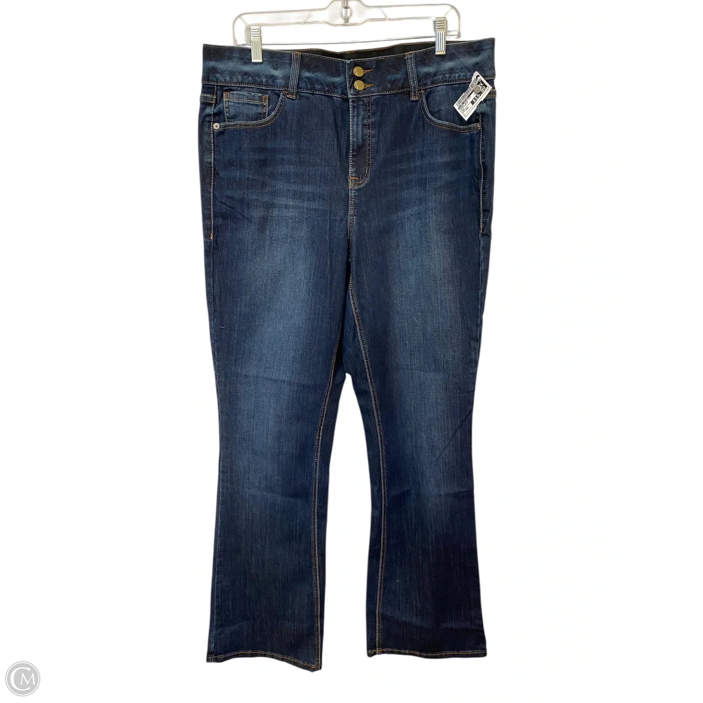 Jeans Boot Cut By Lane Bryant In Blue Denim, Size: 16l