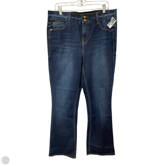 Jeans Boot Cut By Lane Bryant In Blue Denim, Size: 16l