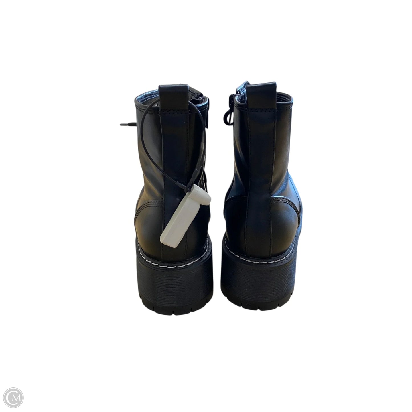 Boots Combat By No Boundaries In Black, Size: 8.5