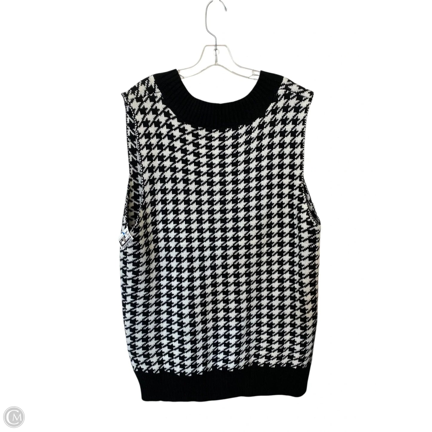 Vest Sweater By Cmf In Black, Size: Xl