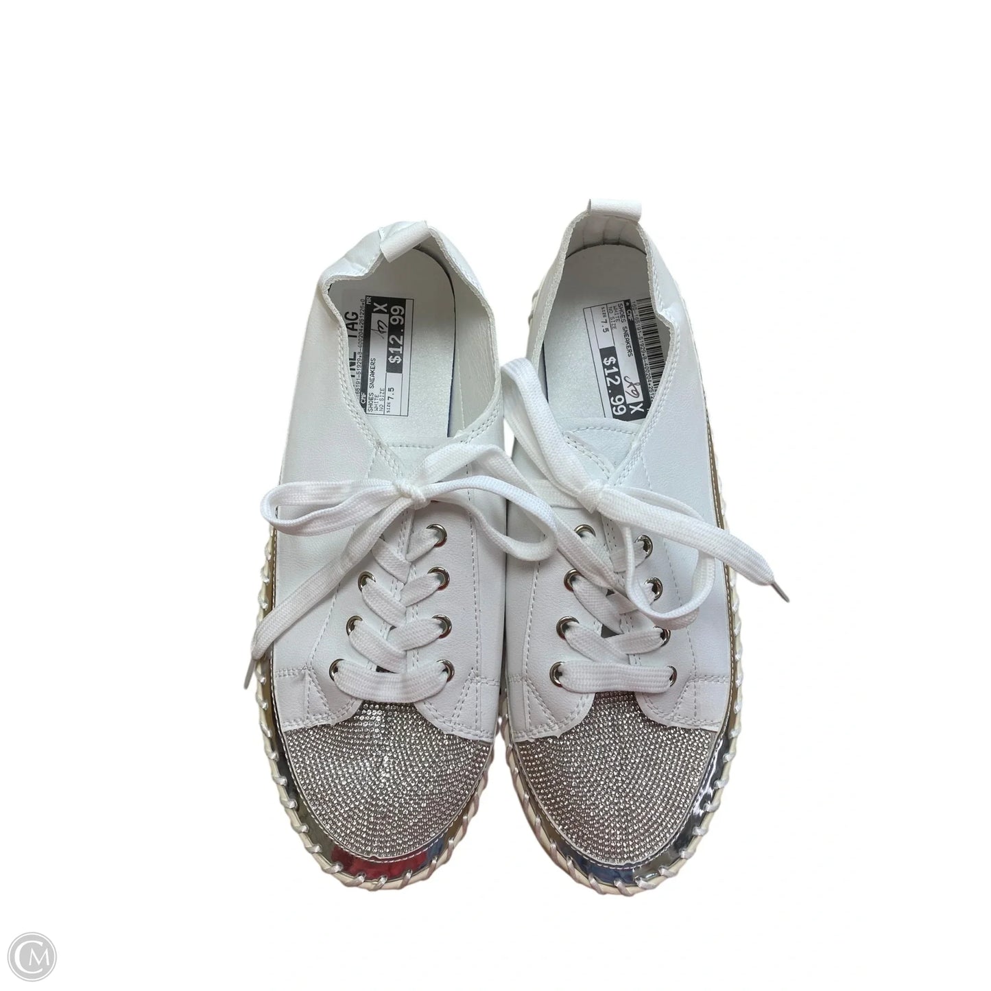 Shoes Sneakers By Cmf In White, Size: 7.5