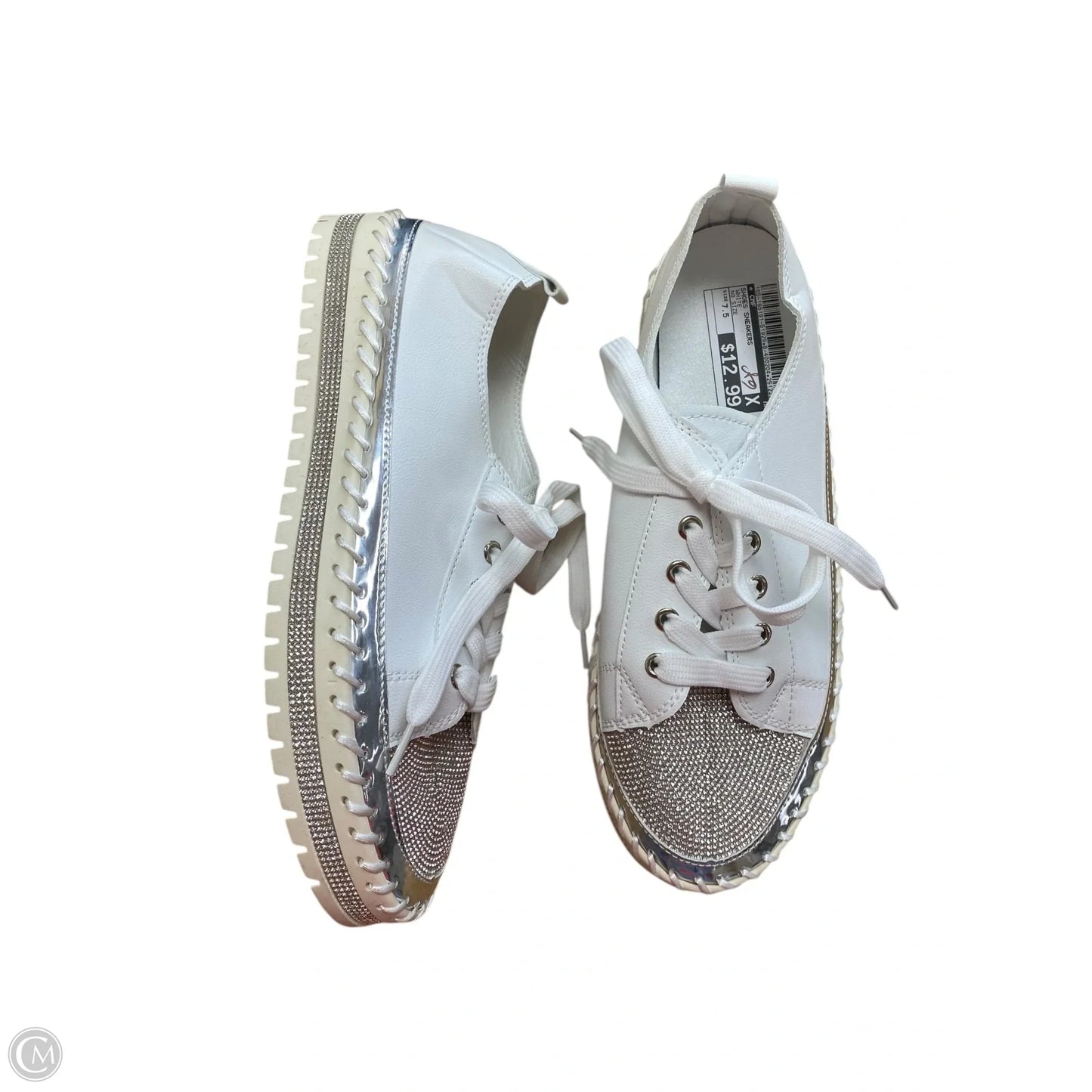 Shoes Sneakers By Cmf In White, Size: 7.5
