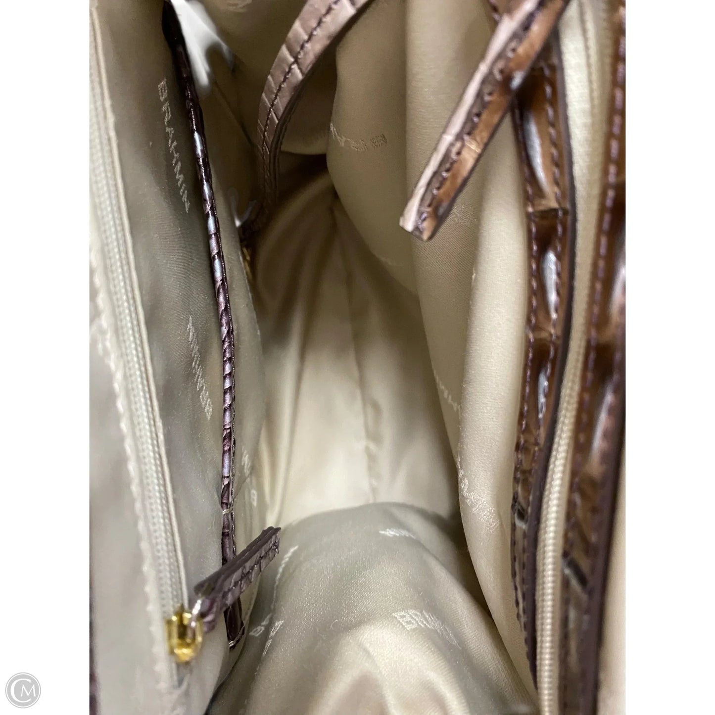 Handbag Designer By Brahmin, Size: Medium