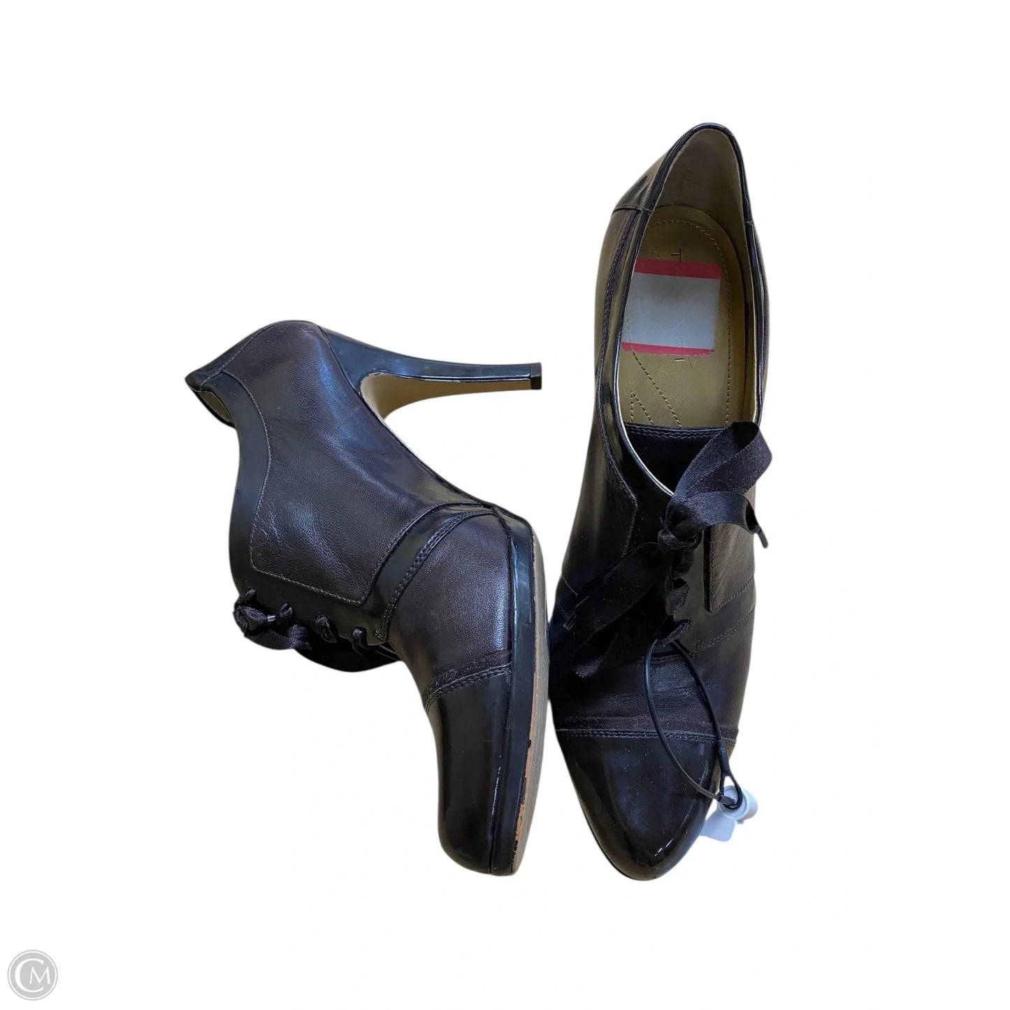 Shoes Heels Stiletto By Tahari In Brown, Size: 10