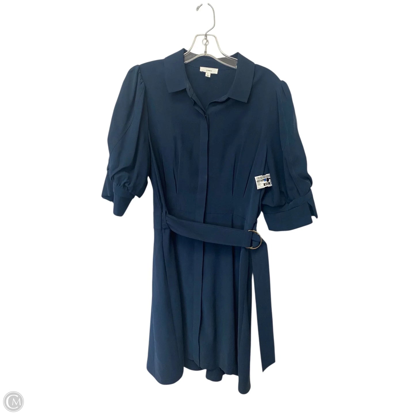 Dress Casual Midi By A Loves A In Blue, Size: L