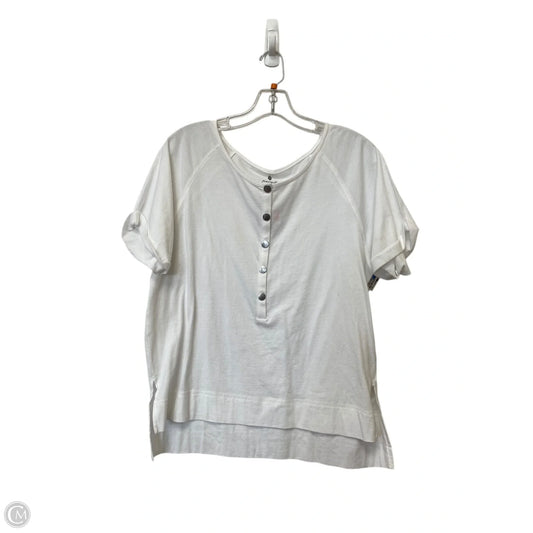 Top Short Sleeve Basic By Free People In White, Size: S
