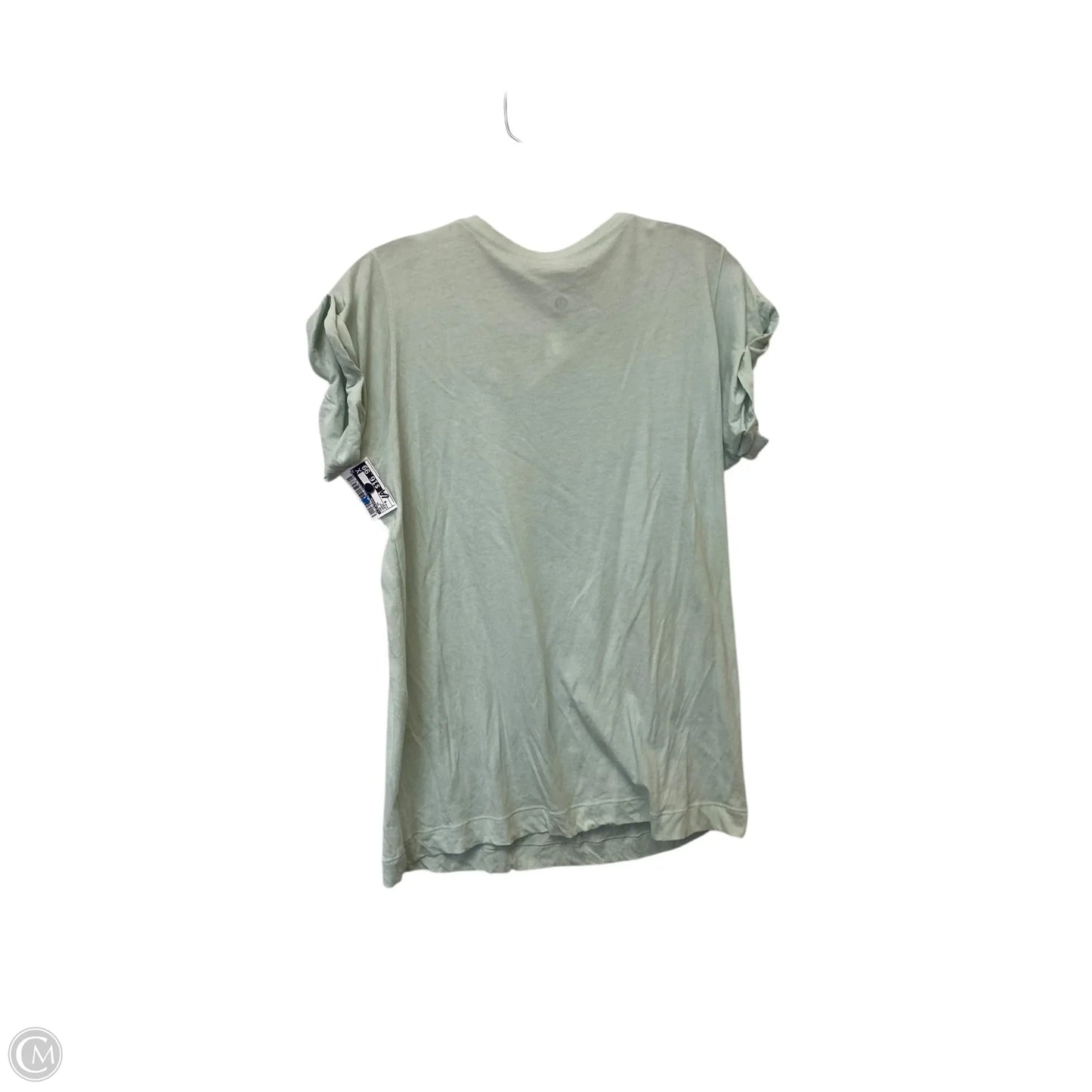 Top Short Sleeve By Lululemon In Green, Size: 6
