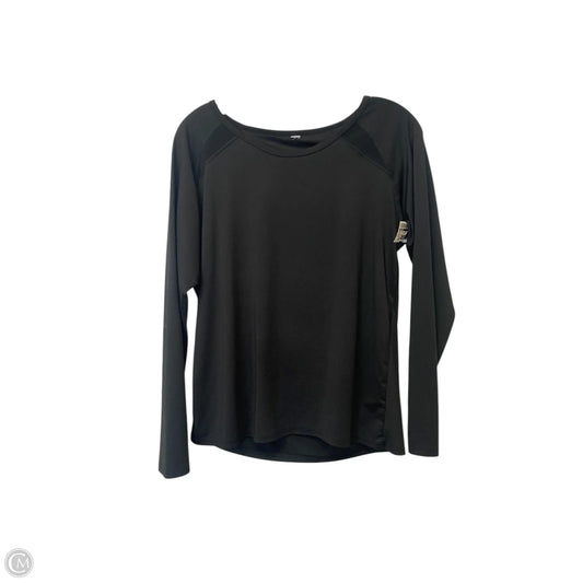 Athletic Top Long Sleeve Crewneck By Lululemon In Black, Size: M