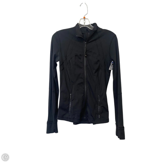 Athletic Jacket By Lululemon In Black, Size: 6