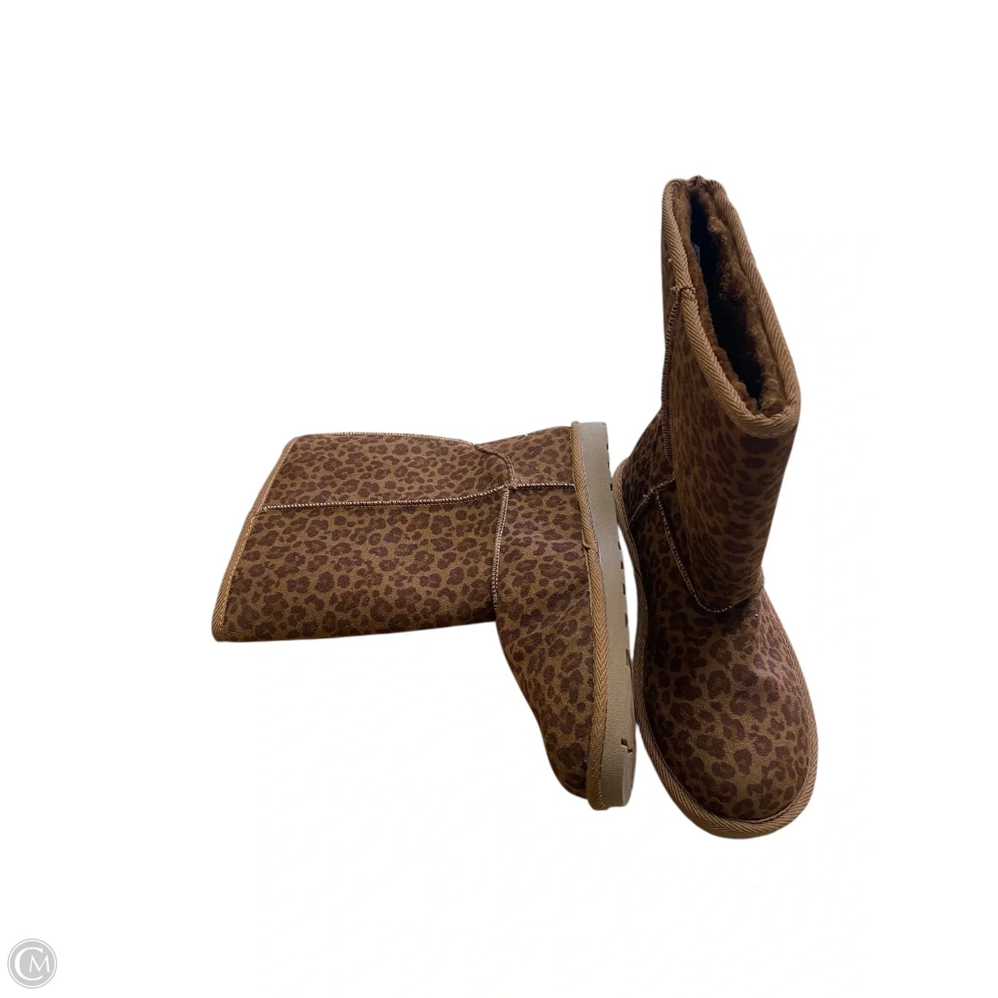 Boots Snow By Arizona In Animal Print, Size: 9