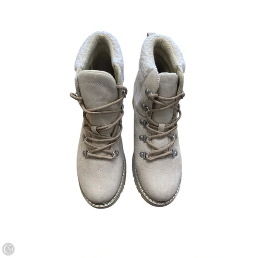 Boots Ankle Heels By Sonoma In Cream, Size: 9.5