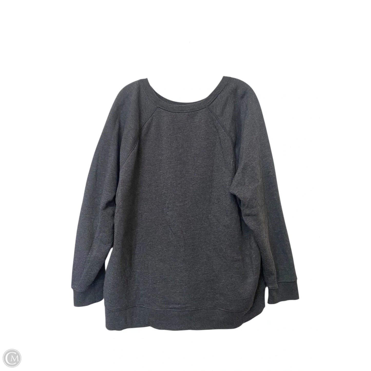 Sweatshirt Crewneck By Old Navy In Grey, Size: Xxl