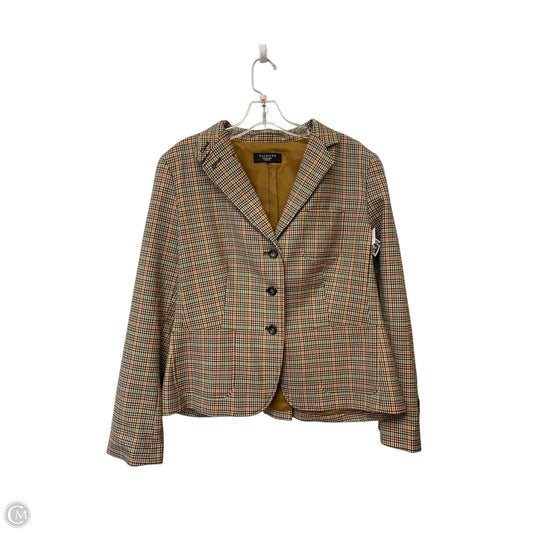 Blazer By Talbots In Plaid Pattern, Size: 12p