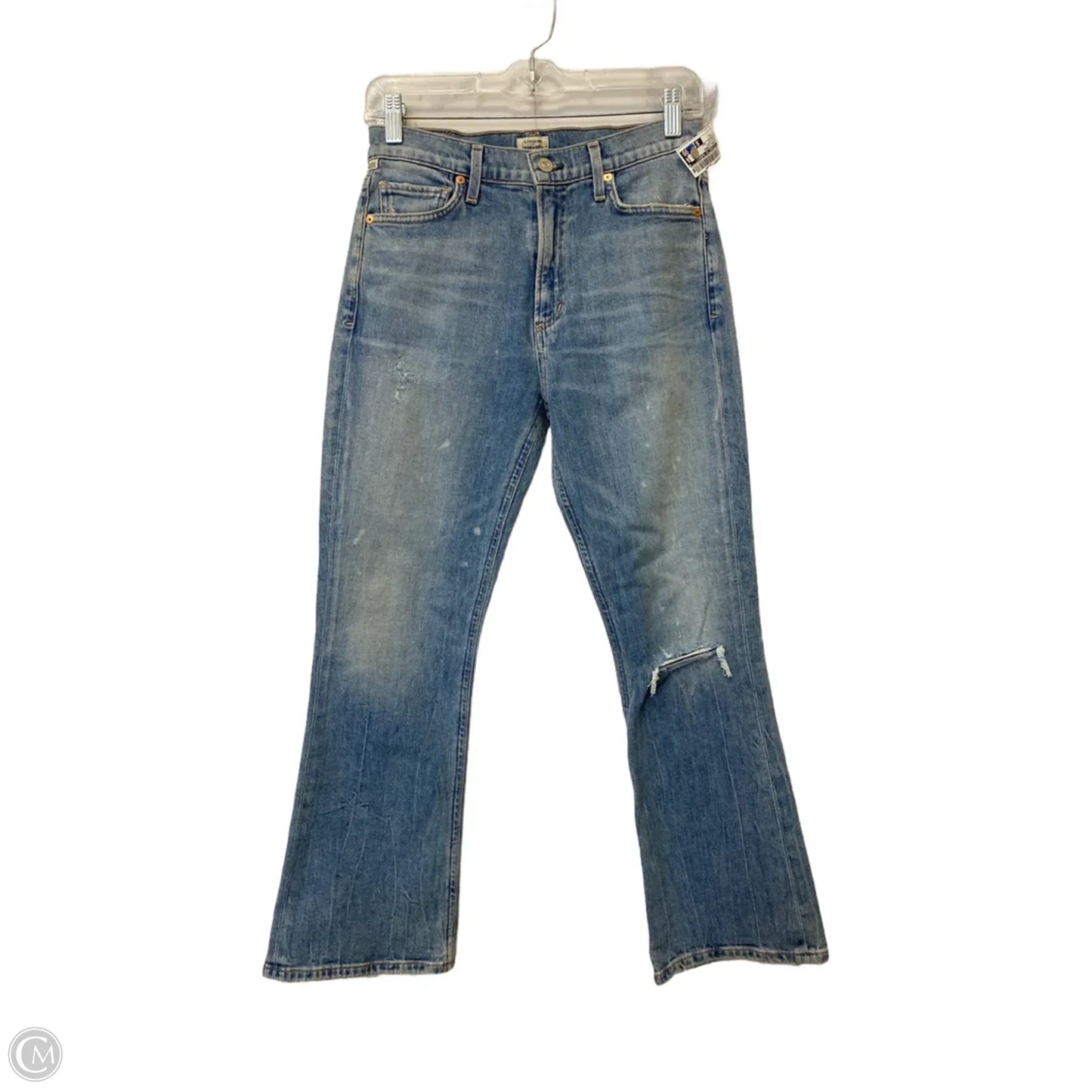 Jeans Flared By Citizens Of Humanity In Blue Denim, Size: 2