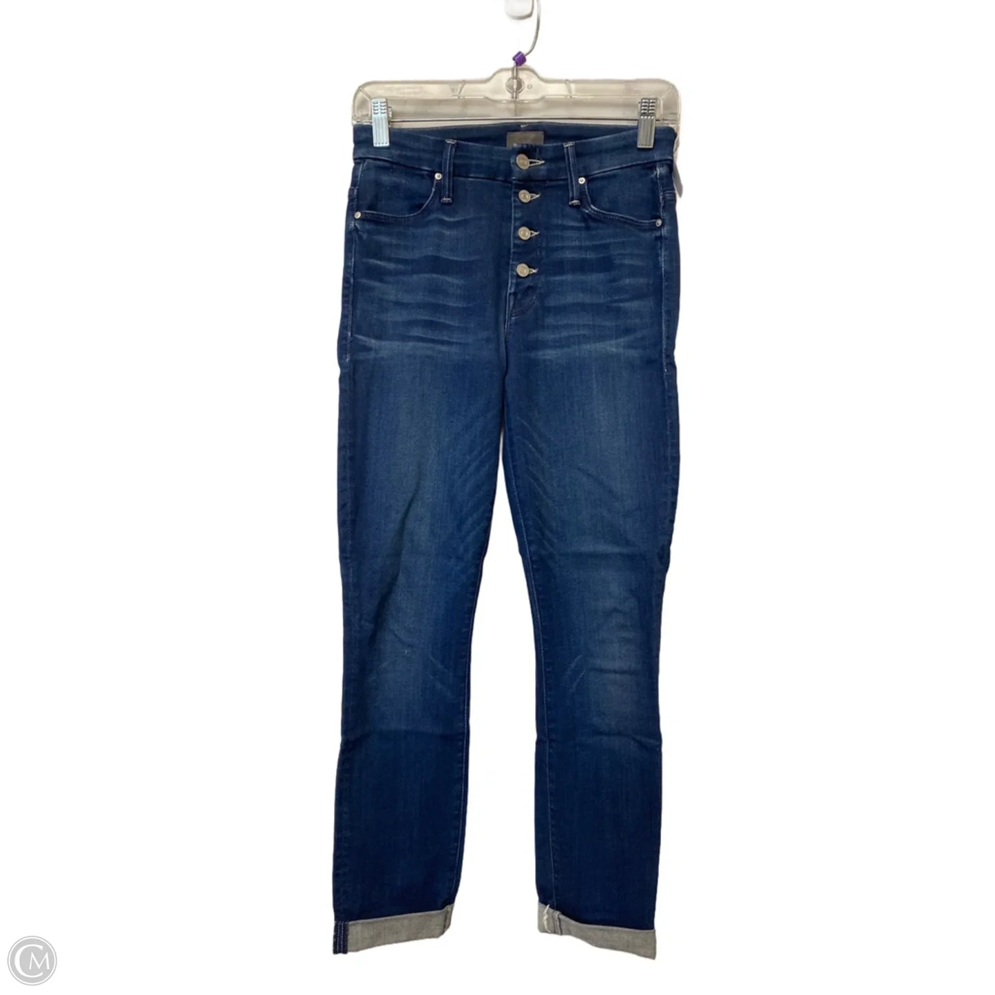 Jeans Skinny By Mother In Blue Denim, Size: 0