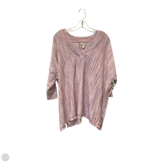 Sweater By Logo In Pink, Size: M