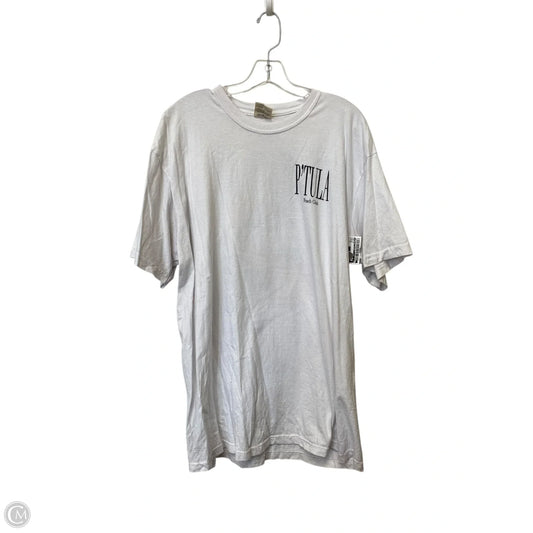 Top Long Sleeve By Comfort Colors In White, Size: Xl