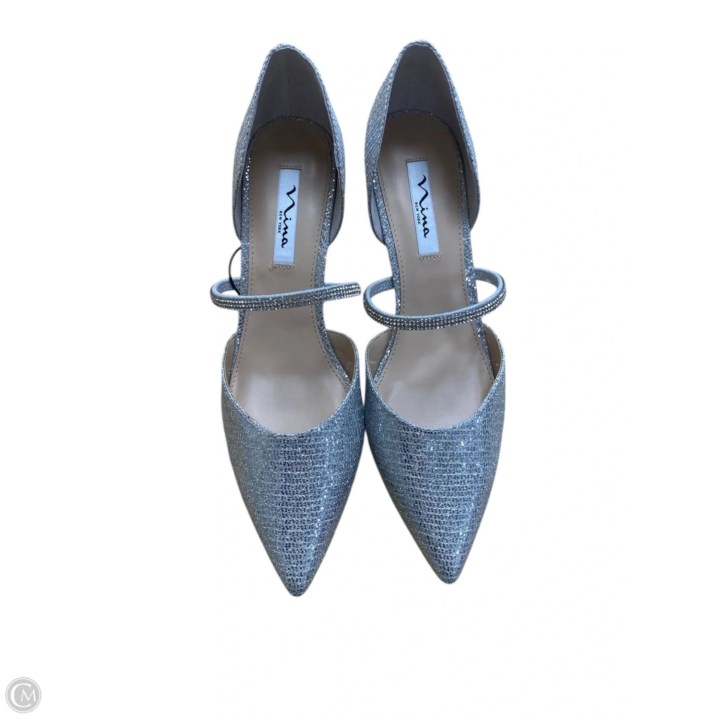 Shoes Heels Block By Nina In Silver, Size: 11