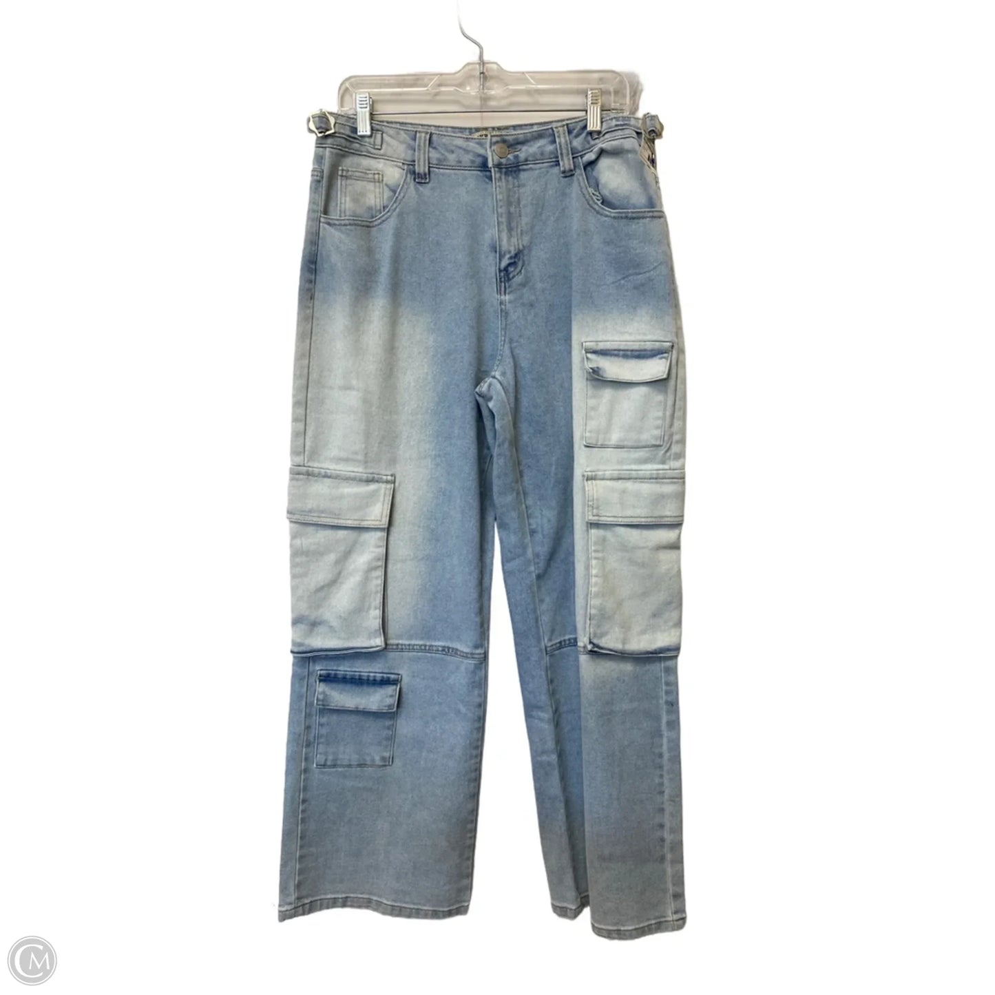 Jeans Straight By Cme In Blue Denim, Size: L