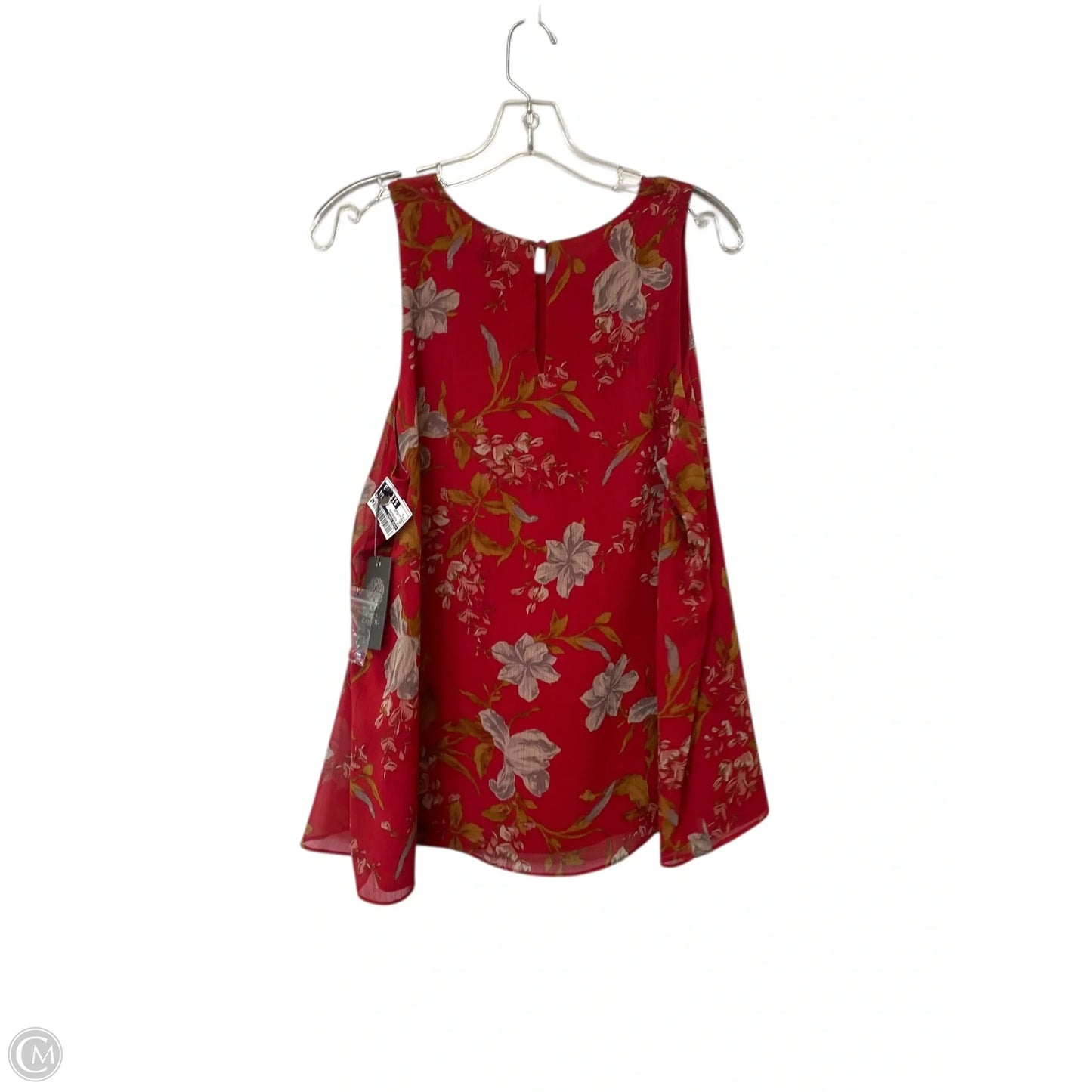 Top Sleeveless By Vince Camuto In Red, Size: L
