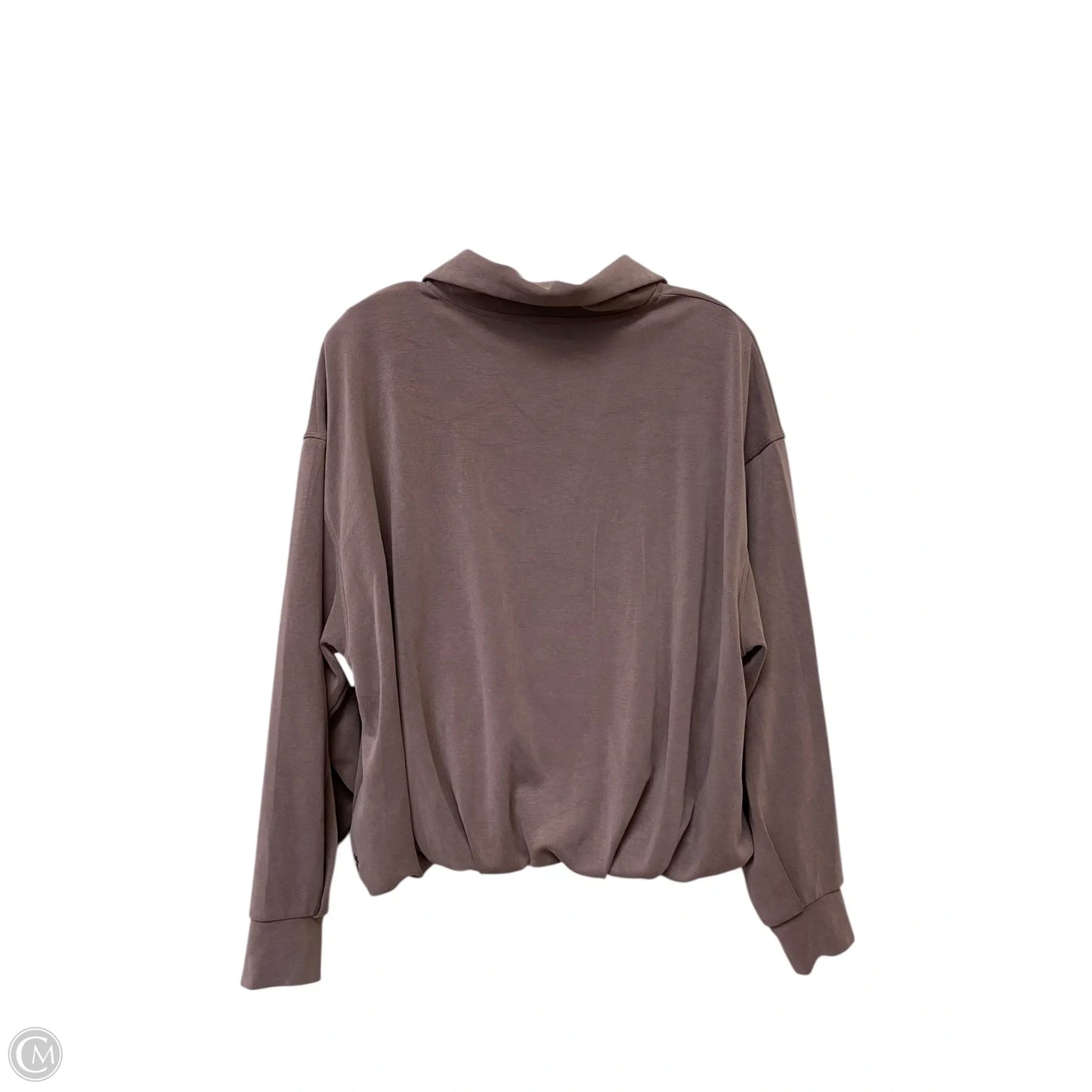 Athletic Jacket By Athleta In Purple, Size: L