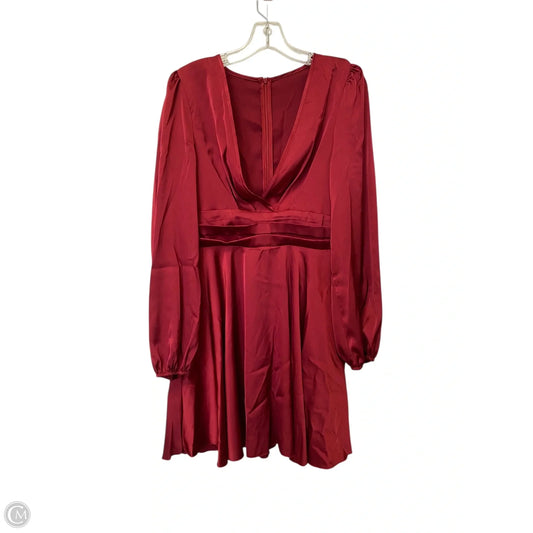 Dress Casual Short By Cmf In Red, Size: L