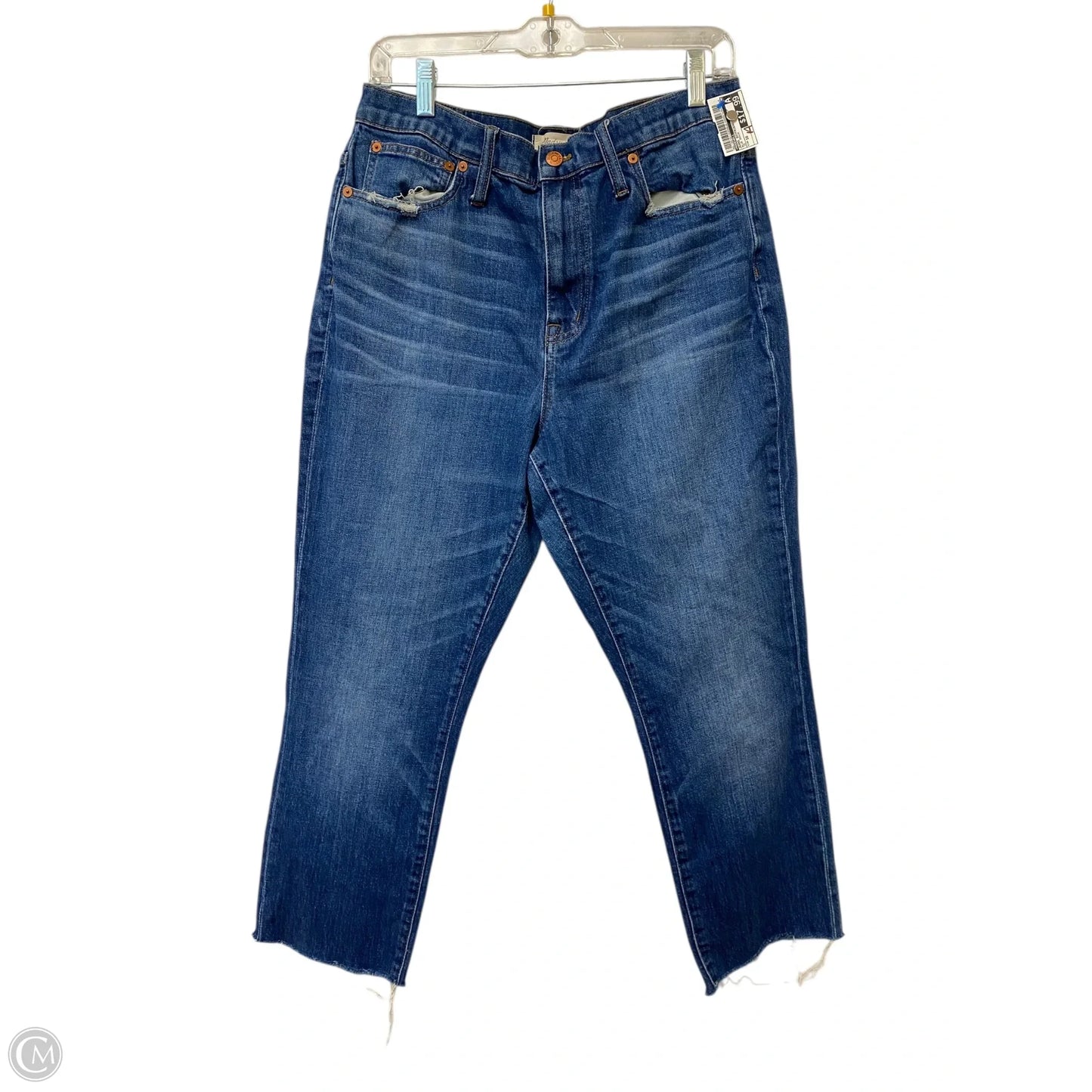 Jeans Boyfriend By Madewell In Blue Denim, Size: 10