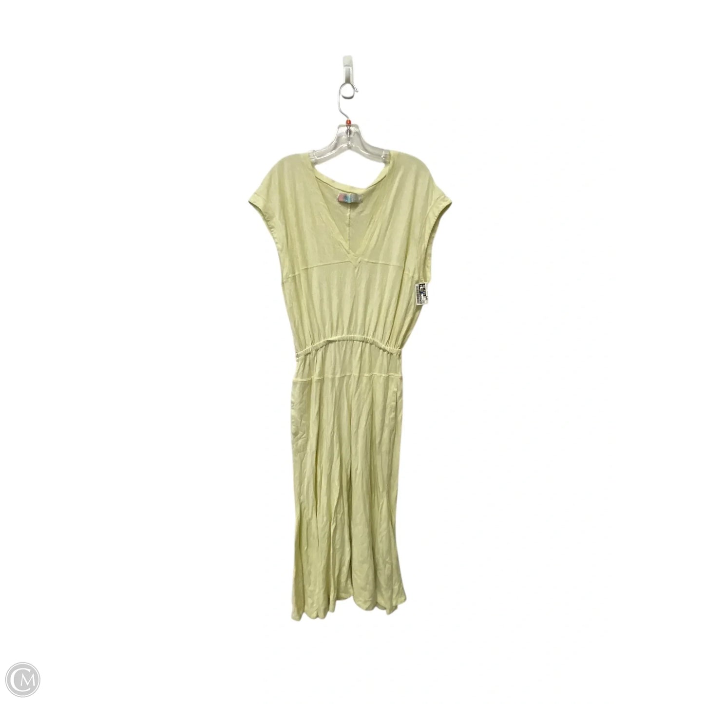 Dress Casual Maxi By Free People In Yellow, Size: S