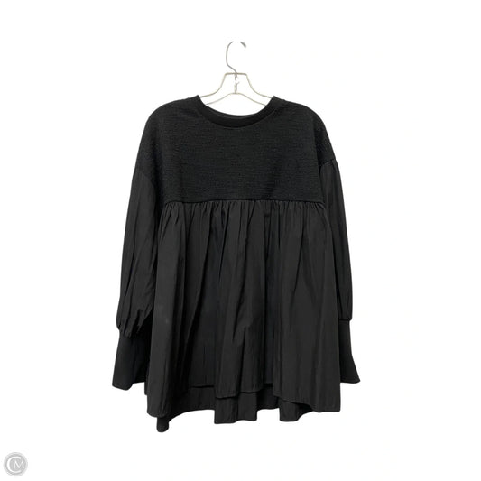 Top Long Sleeve By Cmf In Black, Size: L
