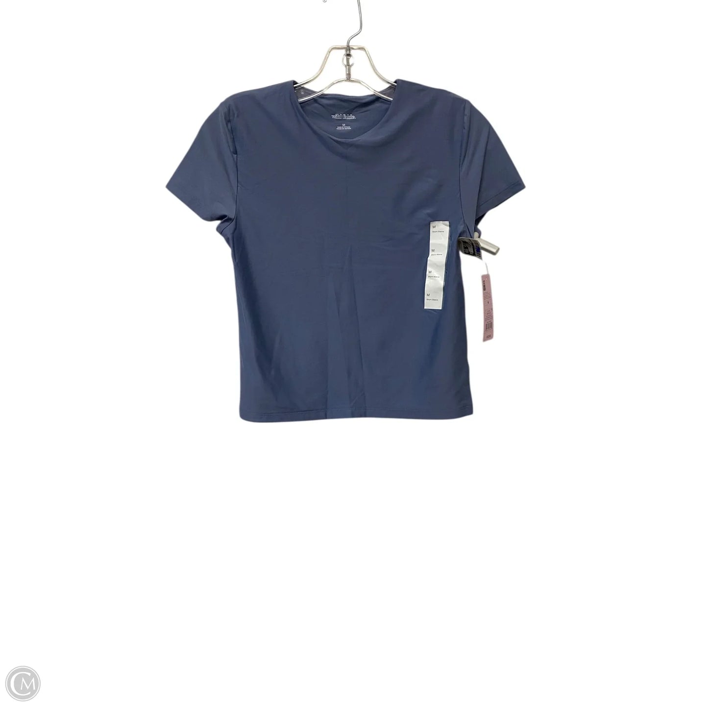 Top Short Sleeve Basic By Wild Fable In Blue, Size: M