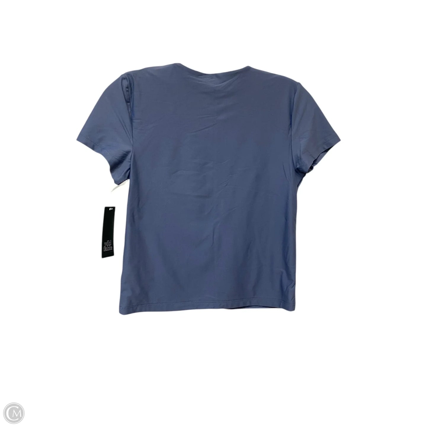 Top Short Sleeve Basic By Wild Fable In Blue, Size: M