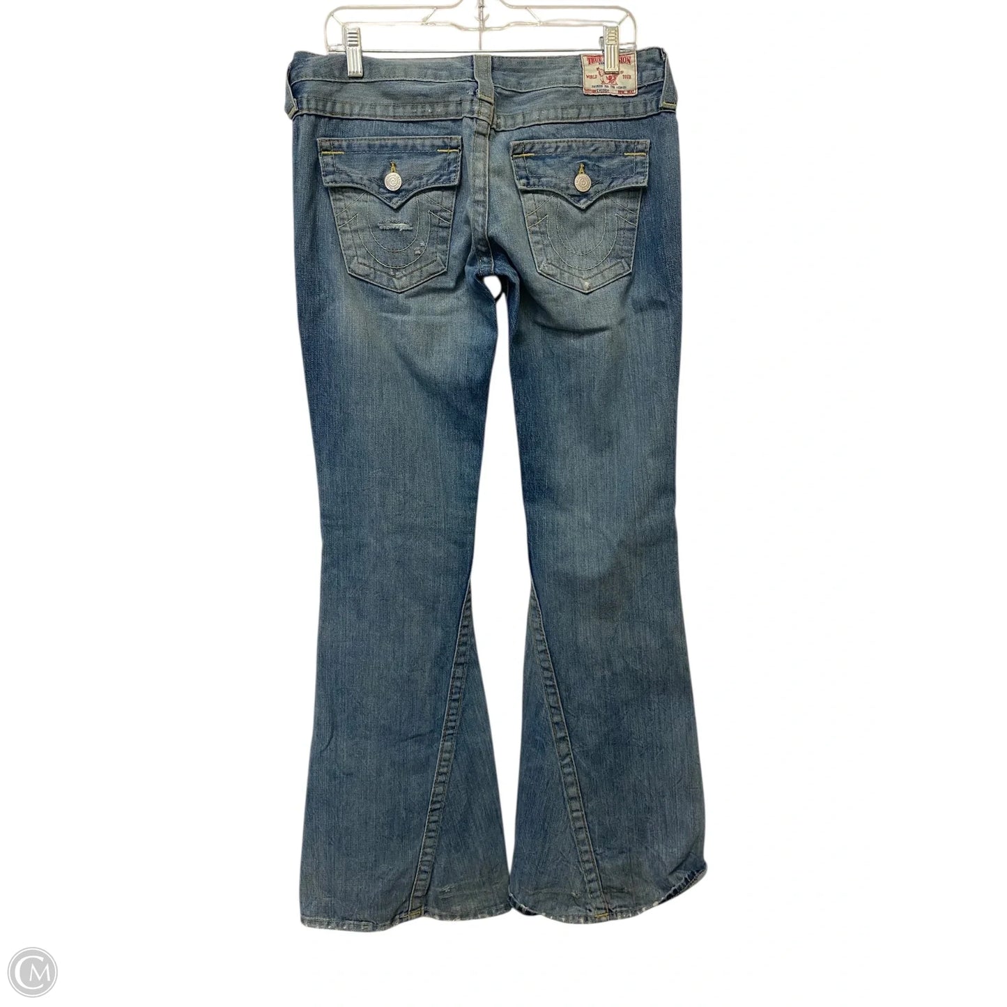 Jeans Flared By True Religion In Blue Denim, Size: 10