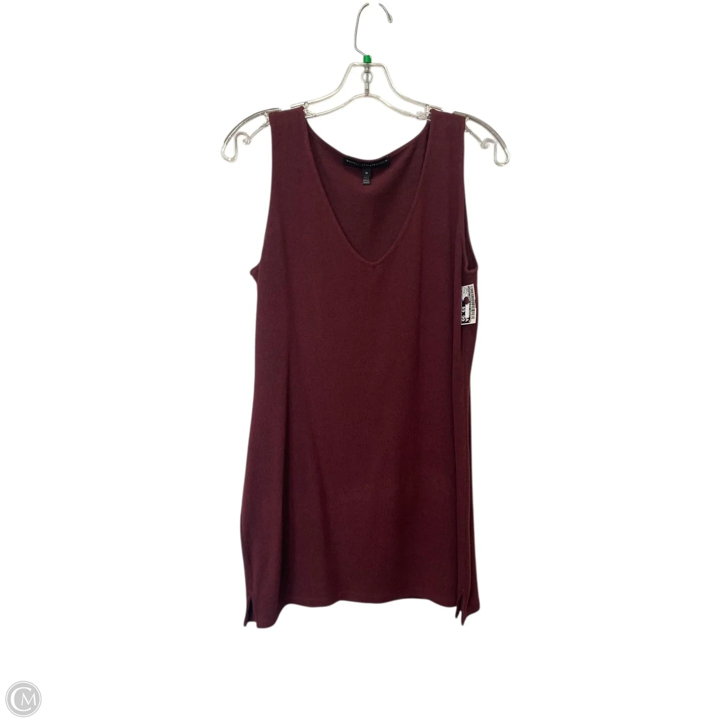 Tank Top By White House Black Market In Maroon, Size: M