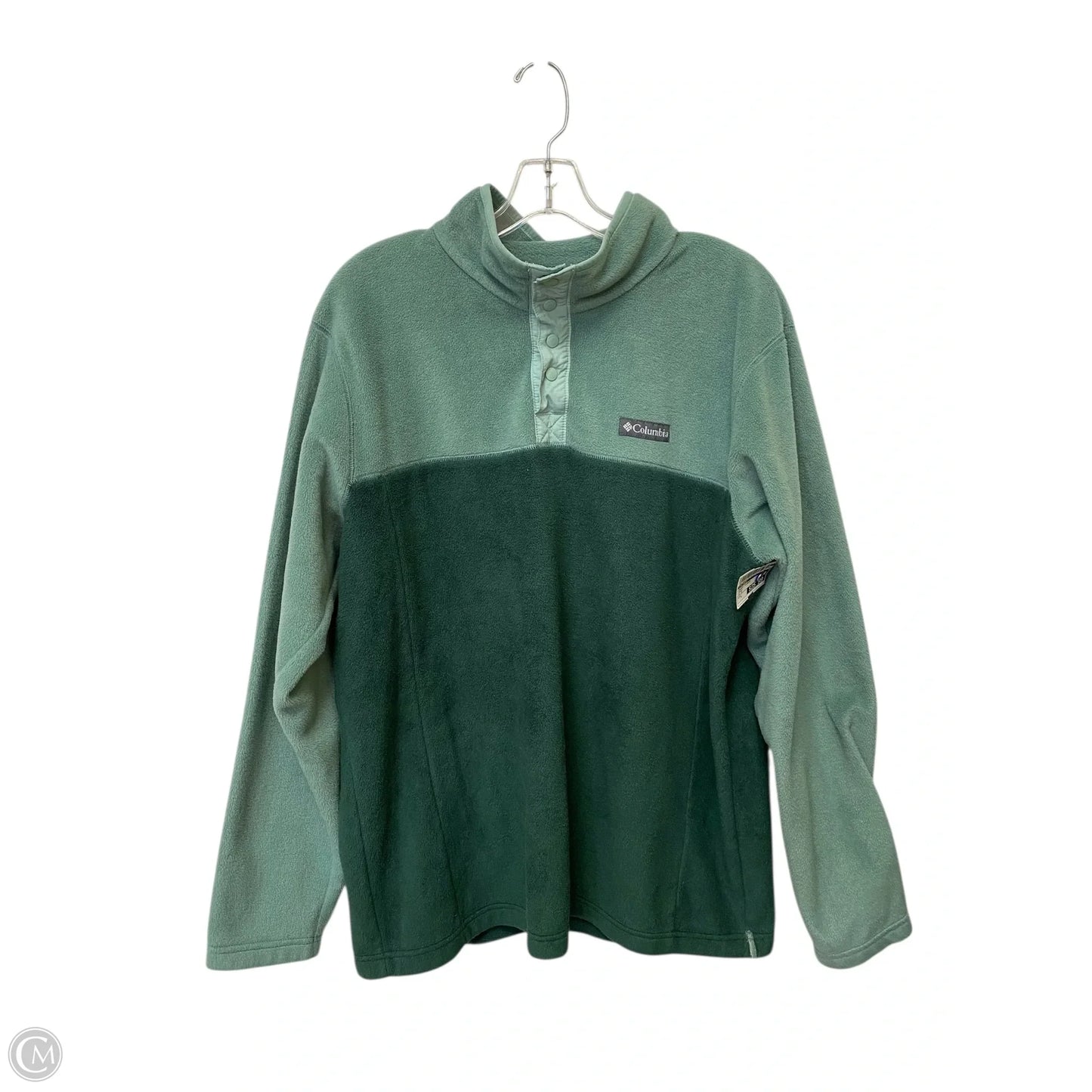 Jacket Fleece By Columbia In Green, Size: L