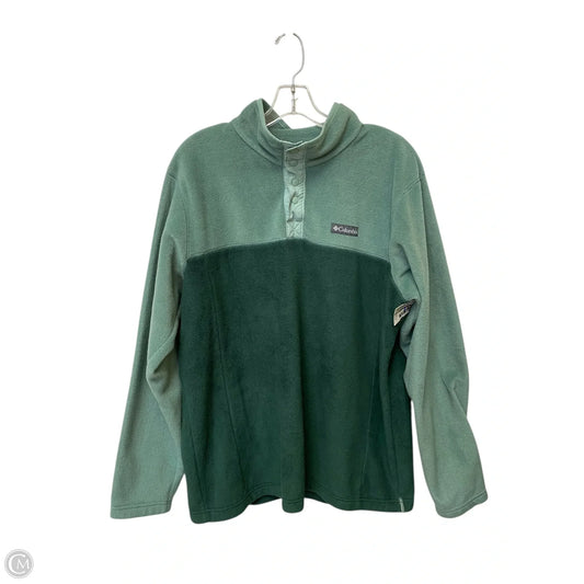 Jacket Fleece By Columbia In Green, Size: L