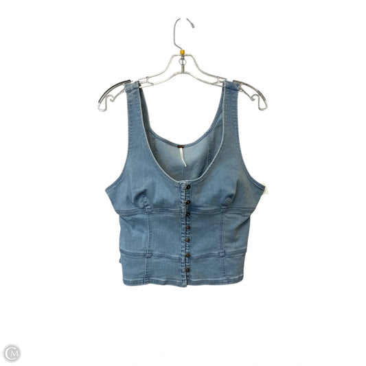 Top Sleeveless By Free People In Bronze, Size: L