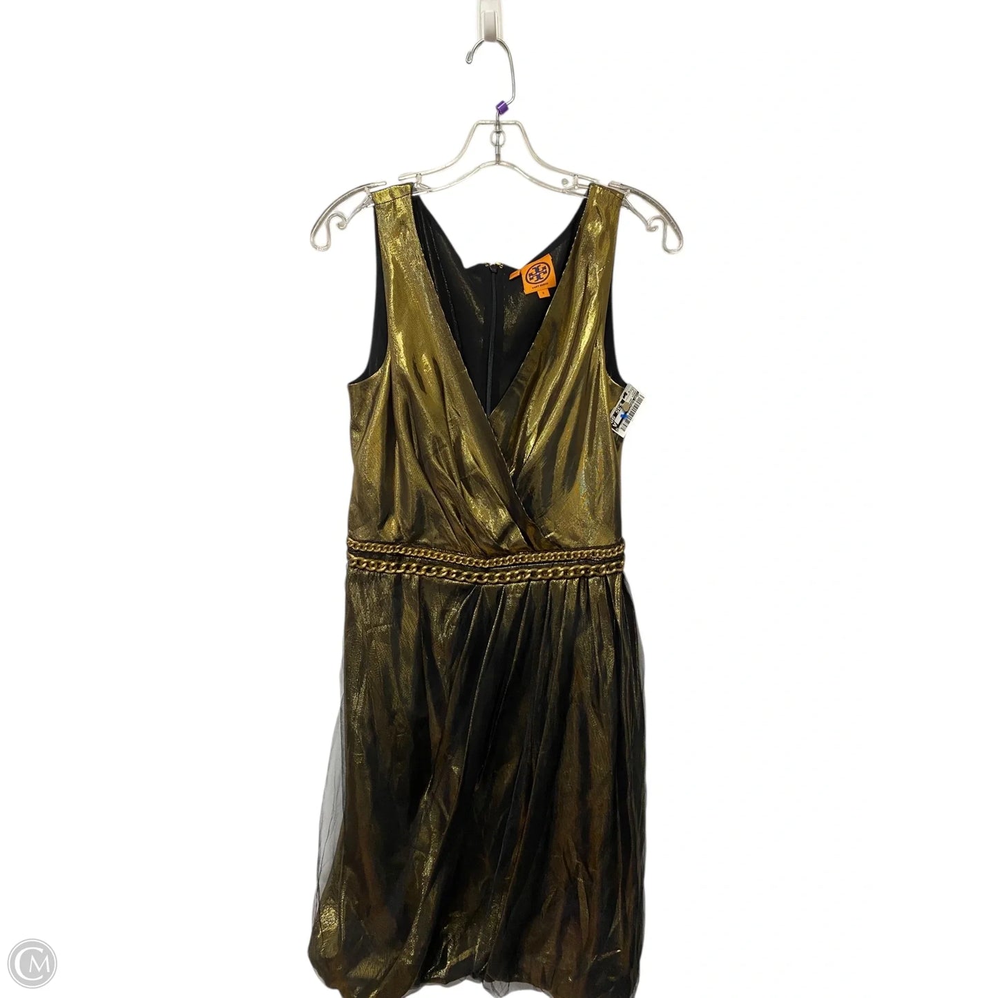 Dress Designer By Tory Burch In Gold, Size: 8