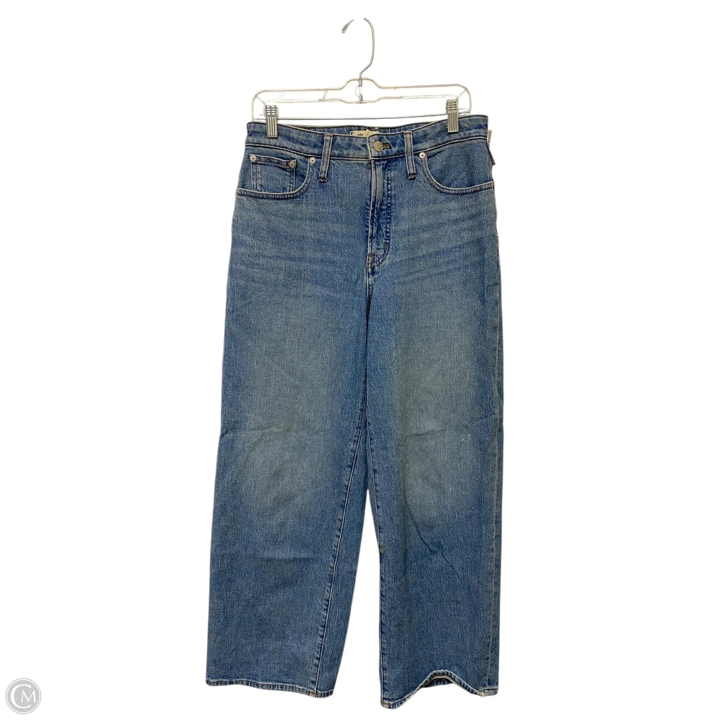 Jeans Wide Leg By Madewell In Blue Denim, Size: 10