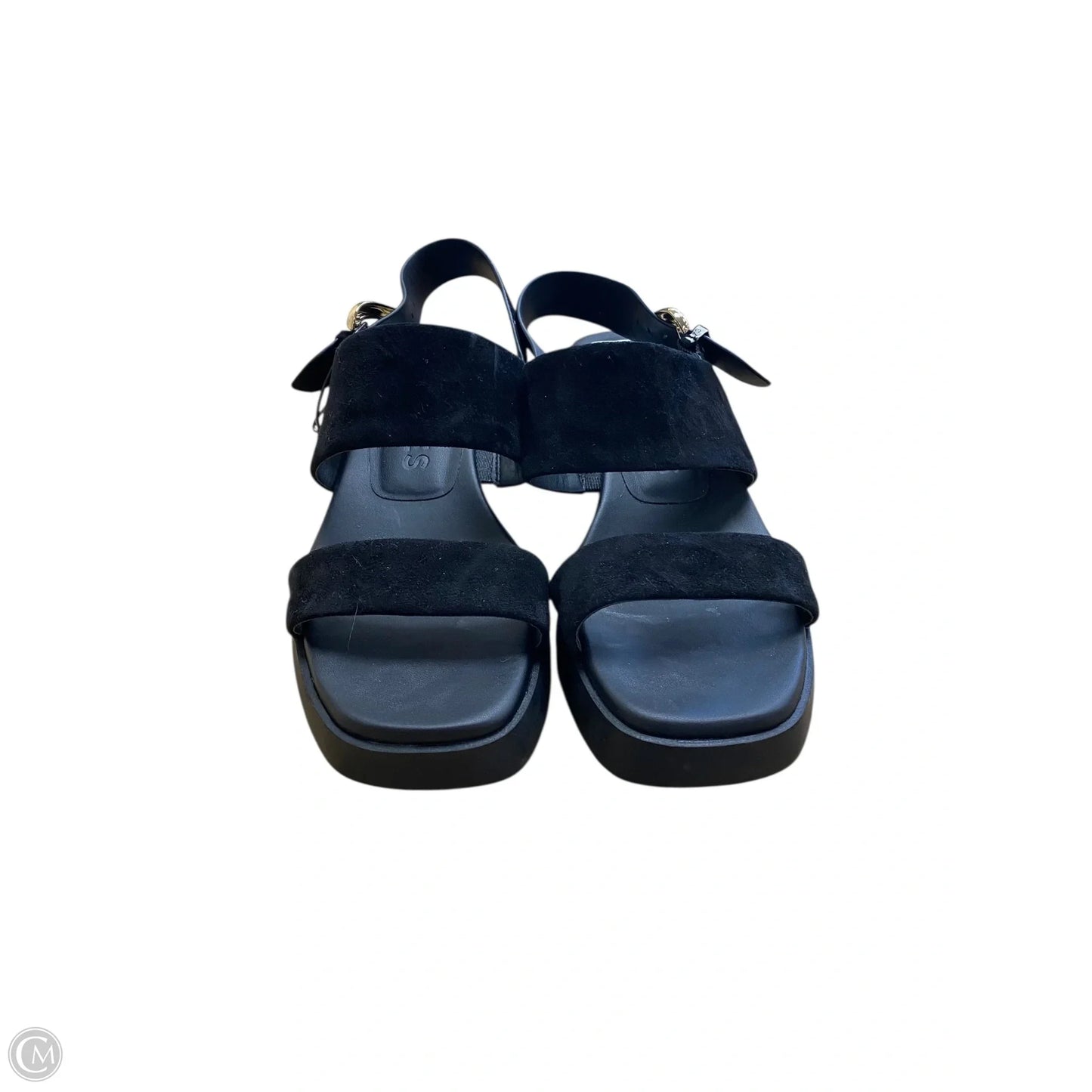 Sandals Heels Block By Aerosoles In Black, Size: 8