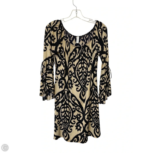 Dress Casual Midi By Clothes Mentor In Tan, Size: Xl