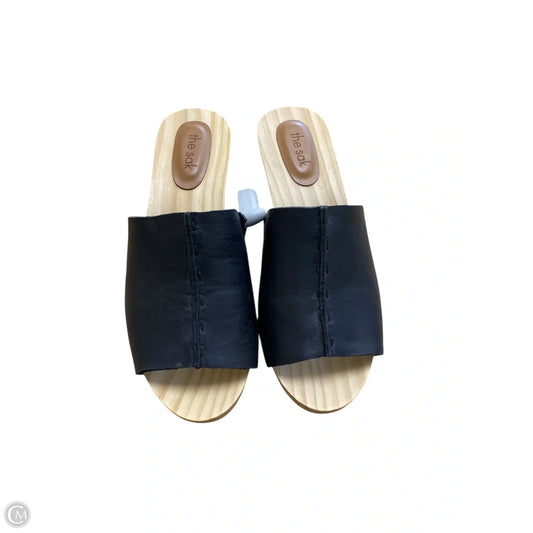 Sandals Heels Block By The Sak In Black, Size: 8