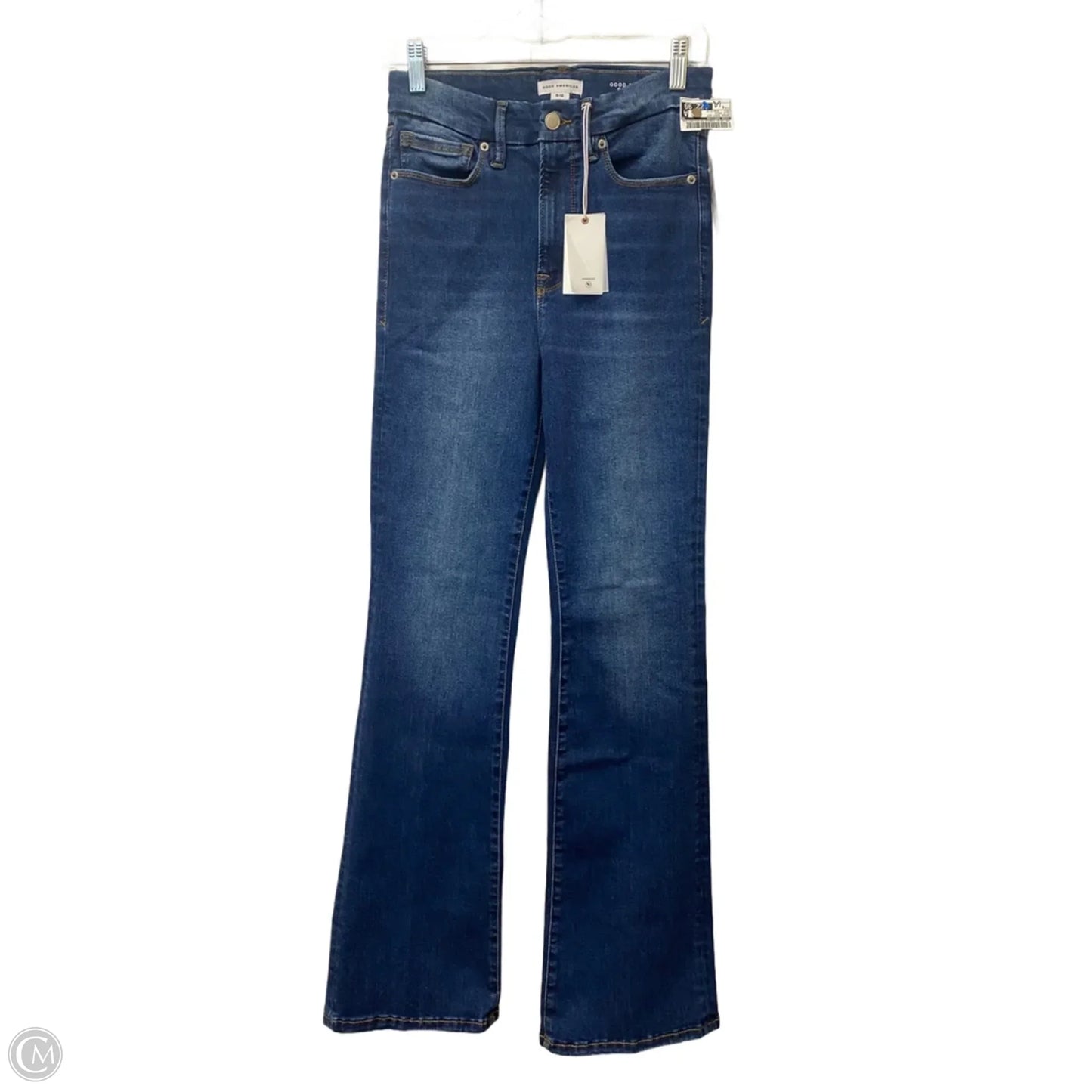 Jeans Boot Cut By Good American In Blue Denim, Size: 6