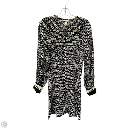 Dress Casual Midi By H&m In Black, Size: S