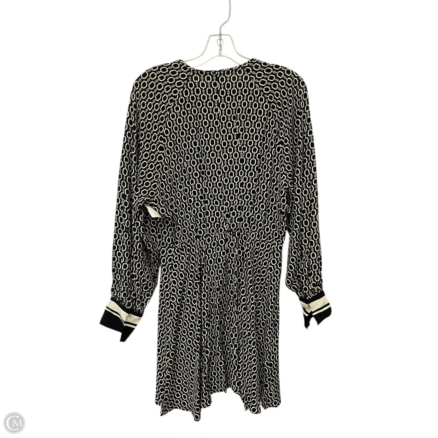 Dress Casual Midi By H&m In Black, Size: S