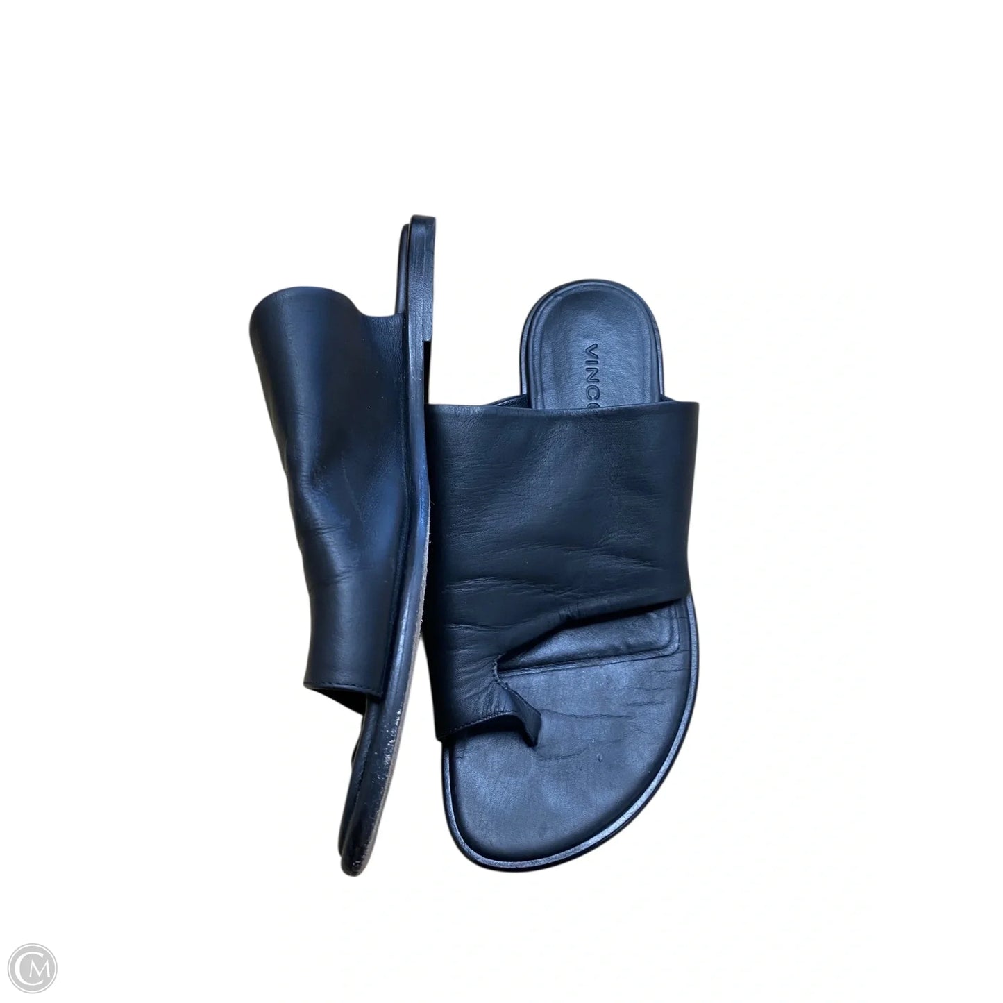 Sandals Flats By Vince In Black, Size: 6