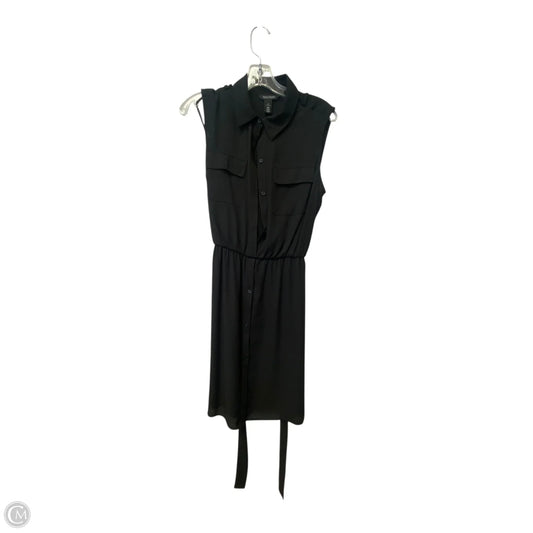 Dress Casual Midi By White House Black Market In Black, Size: 10