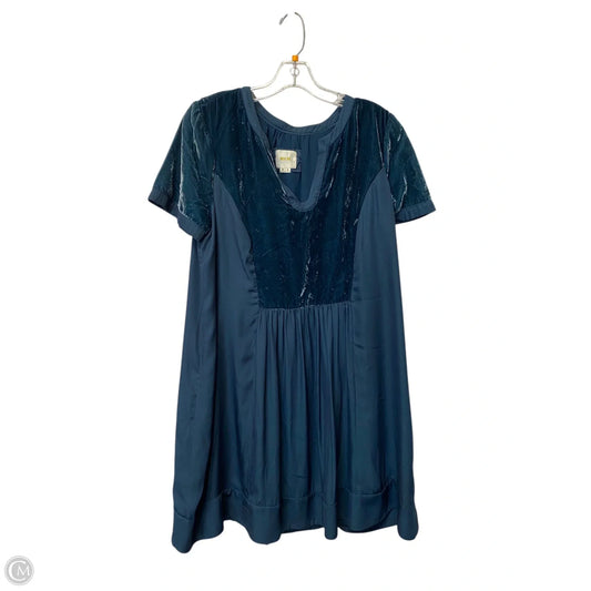 Dress Casual Midi By Maeve In Blue, Size: L