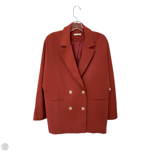 Blazer By Clothes Mentor In Red, Size: M