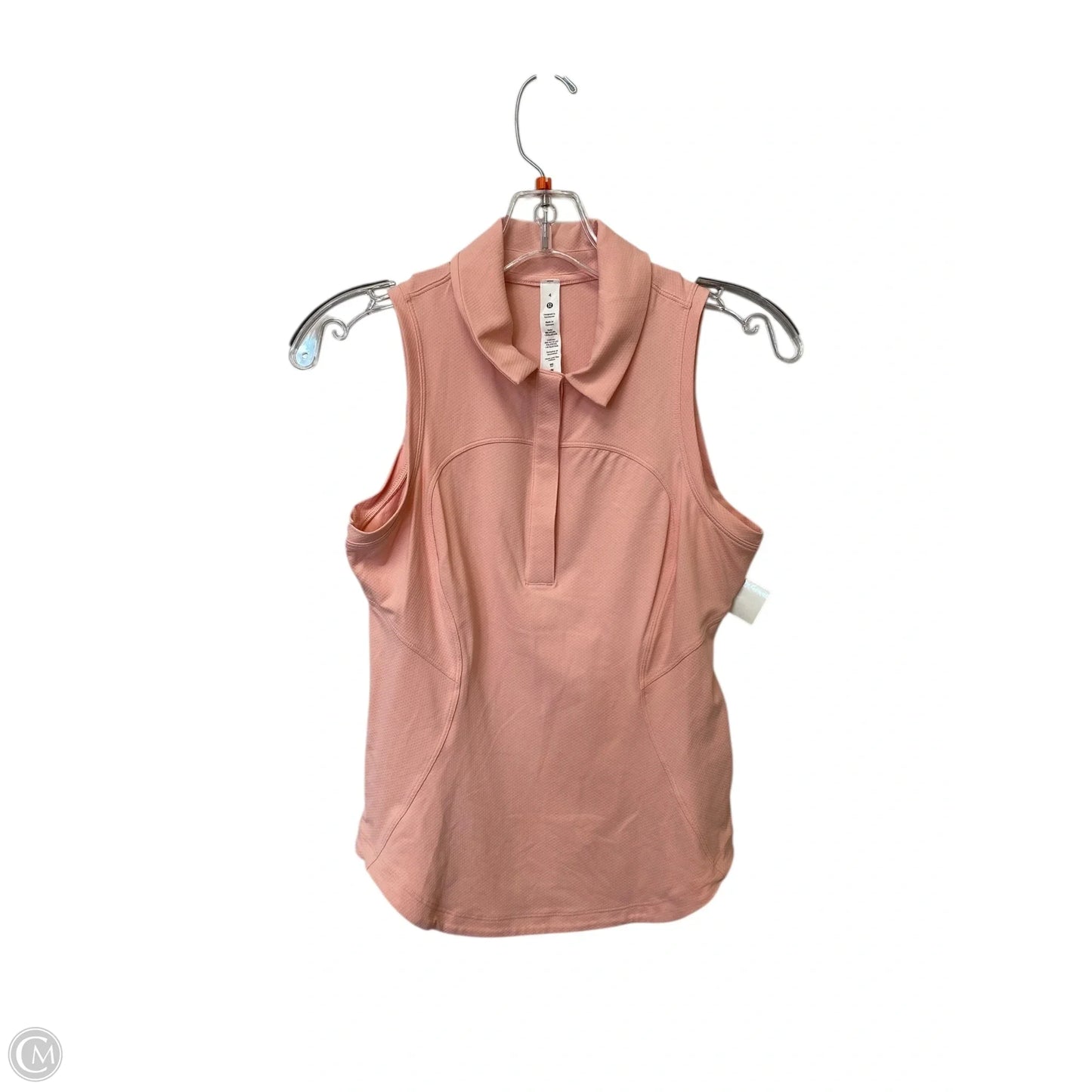 Athletic Tank Top By Lululemon In Pink, Size: 4